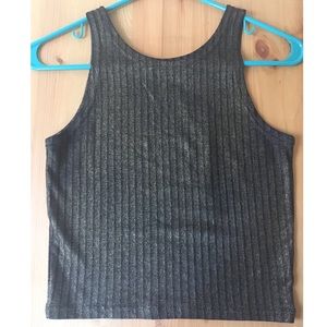 Dark Golden Crop Top